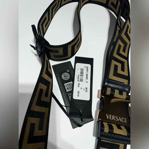 Versace Greca ribbon belt - Picture 3 of 5